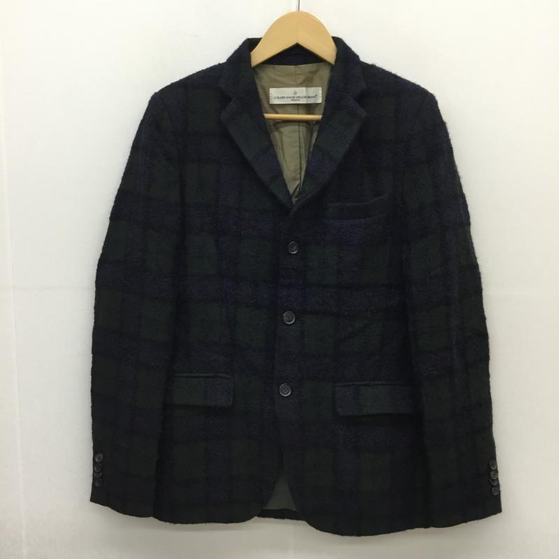 ゴールデングース GOLDEN GOOSE ジャケット、上着 ジャケット、ブレザー ブラックウォッチジャケット XXS チェック 黒 / ブラック / X 緑 / グリーン / X 紺 / ネイビー /  メンズ USED 古着 中古 10057071
