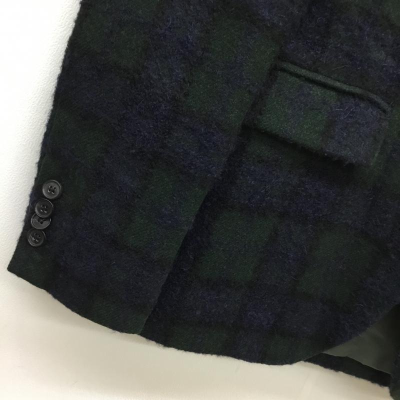 ゴールデングース GOLDEN GOOSE ジャケット、上着 ジャケット、ブレザー ブラックウォッチジャケット XXS チェック 黒 / ブラック / X 緑 / グリーン / X 紺 / ネイビー /  メンズ USED 古着 中古 10057071