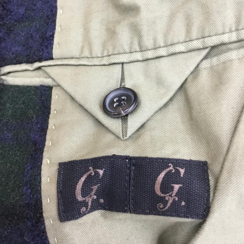 ゴールデングース GOLDEN GOOSE ジャケット、上着 ジャケット、ブレザー ブラックウォッチジャケット XXS チェック 黒 / ブラック / X 緑 / グリーン / X 紺 / ネイビー /  メンズ USED 古着 中古 10057071