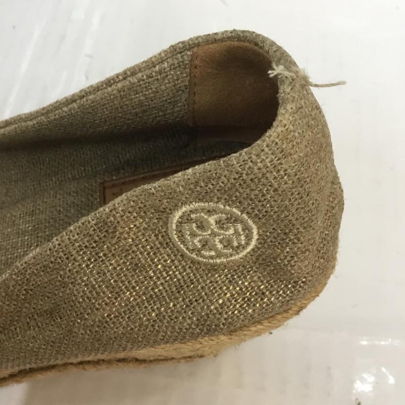 トリーバーチ TORY BURCH サンダル サンダル ウェッジソール オープントゥ 6B 無地 ベージュ / ベージュ /  レディース USED 古着 中古 10057102