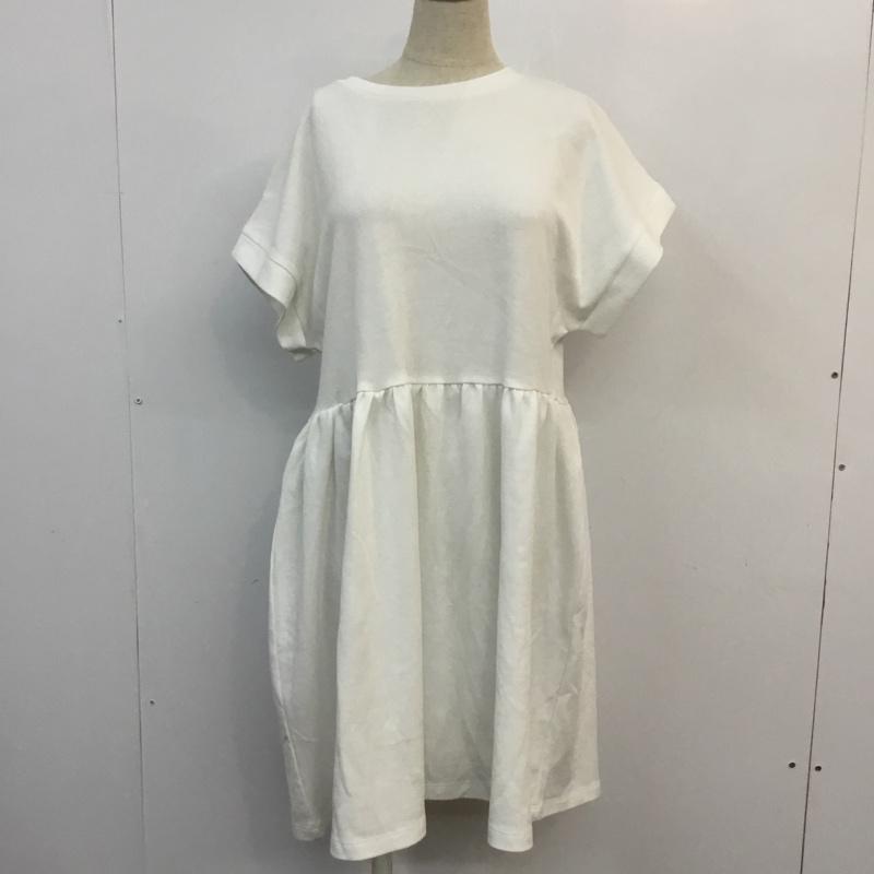 ザラ ZARA ワンピース ミニスカート S 無地 白 / ホワイト /  レディース USED 古着 中古 10057253