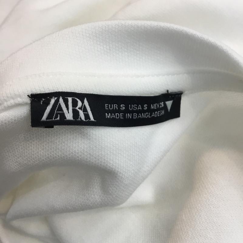ザラ ZARA ワンピース ミニスカート S 無地 白 / ホワイト /  レディース USED 古着 中古 10057253