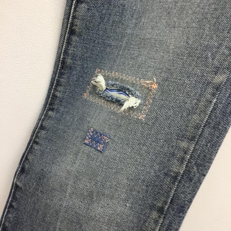 リーバイストラウスアンドコー Levi Strauss & co. パンツ デニム、ジーンズ ダメージデニムパンツ 29インチ ダメージ加工 青 / ブルー /  メンズ USED 古着 中古 10057308