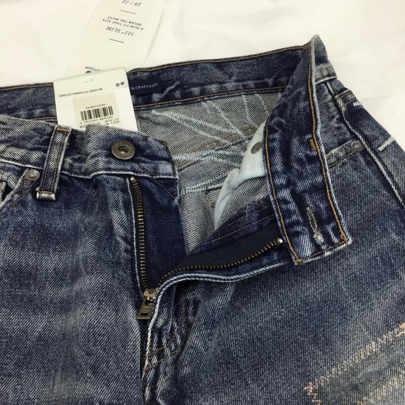リーバイストラウスアンドコー Levi Strauss & co. パンツ デニム、ジーンズ ダメージデニムパンツ 29インチ ダメージ加工 青 / ブルー /  メンズ USED 古着 中古 10057308