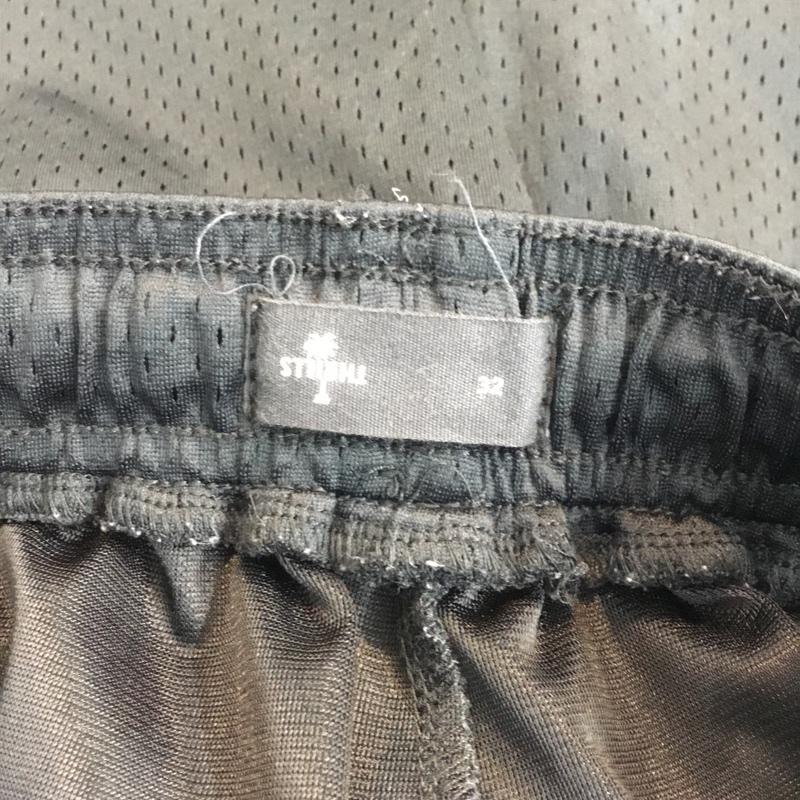 スリルズ THRILLS パンツ ショートパンツ ハーフパンツ ロゴ プリント 32 プリント 黒 / ブラック /  メンズ USED 古着 中古 10057447