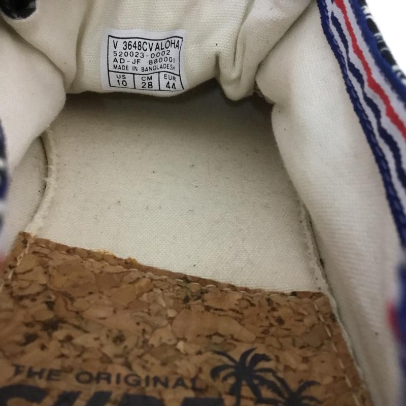 バンズ VANS スニーカー スニーカー V3648CV ALOHA ラタモック 28cm 28.0cm 総柄 黒 / ブラック /  メンズ USED 古着 中古 10057547