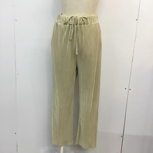 ローリーズファーム LOWRYS FARM ボトムス ボトムス プリーツパンツ FREE 無地 ベージュ / ベージュ /  レディース USED 古着 中古 10057713