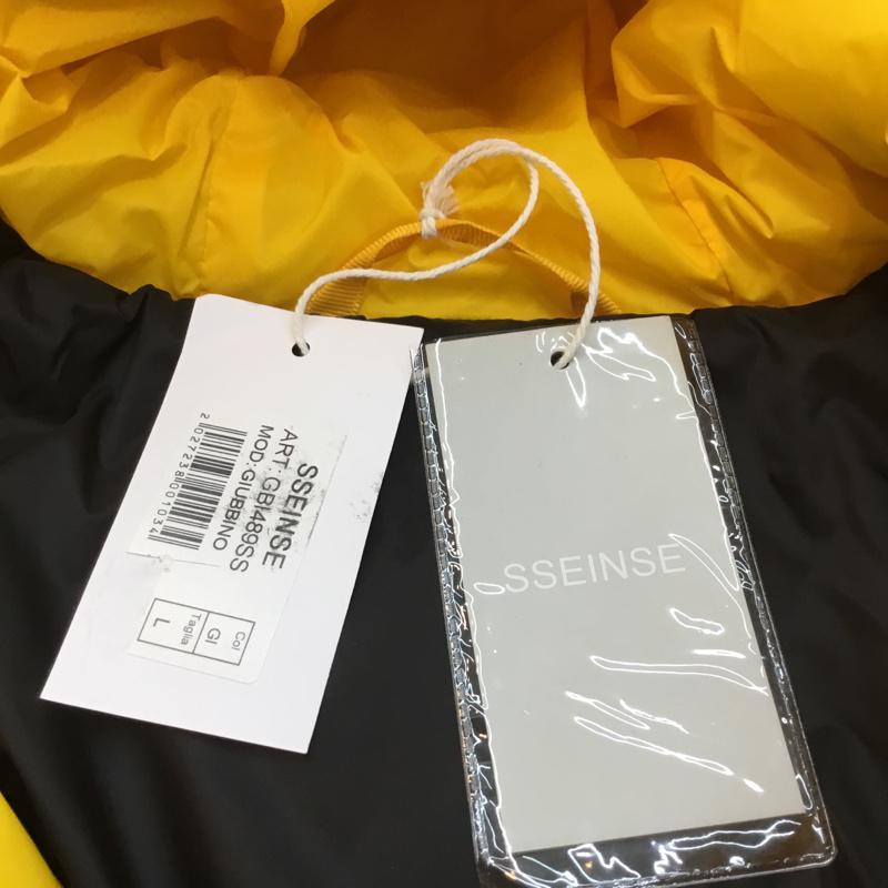 センス SSEINSE ジャケット、上着 ジャンパー、ブルゾン GBI489 中綿 L 無地 黄 / イエロー /  メンズ USED 古着 中古 10057941