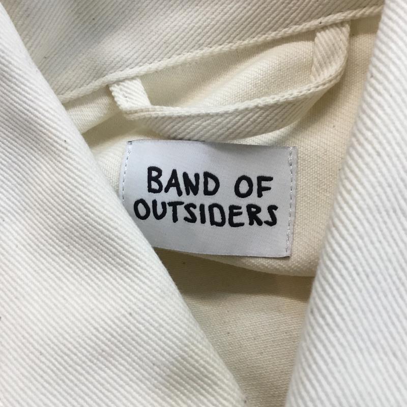 バンドオブアウトサイダーズ Band of Outsiders ジャケット、上着 ジャケット、ブレザー デニムジャケット ホワイトデニム XS 無地 白 / ホワイト /  メンズ USED 古着 中古 10057981