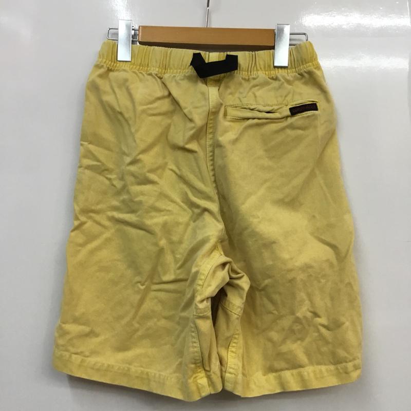 グラミチ GRAMICCI パンツ ショートパンツ 23151 クライミング コットン S 無地 X ロゴ、文字 黄 / イエロー /  メンズ USED 古着 中古 10058018