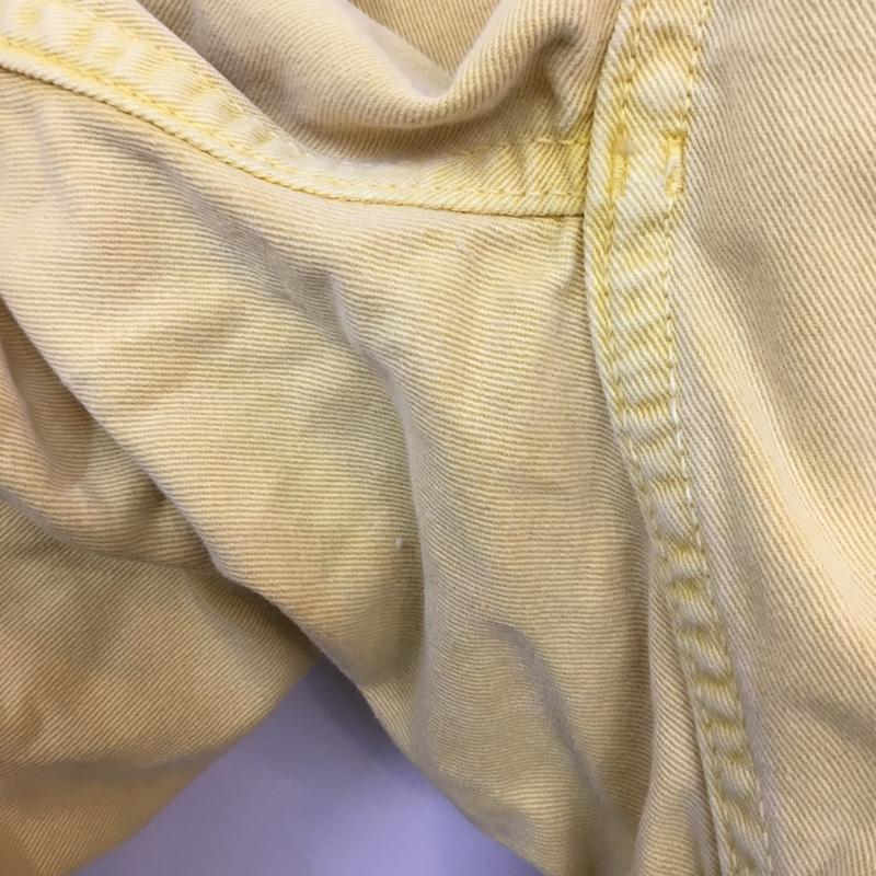 グラミチ GRAMICCI パンツ ショートパンツ 23151 クライミング コットン S 無地 X ロゴ、文字 黄 / イエロー /  メンズ USED 古着 中古 10058018