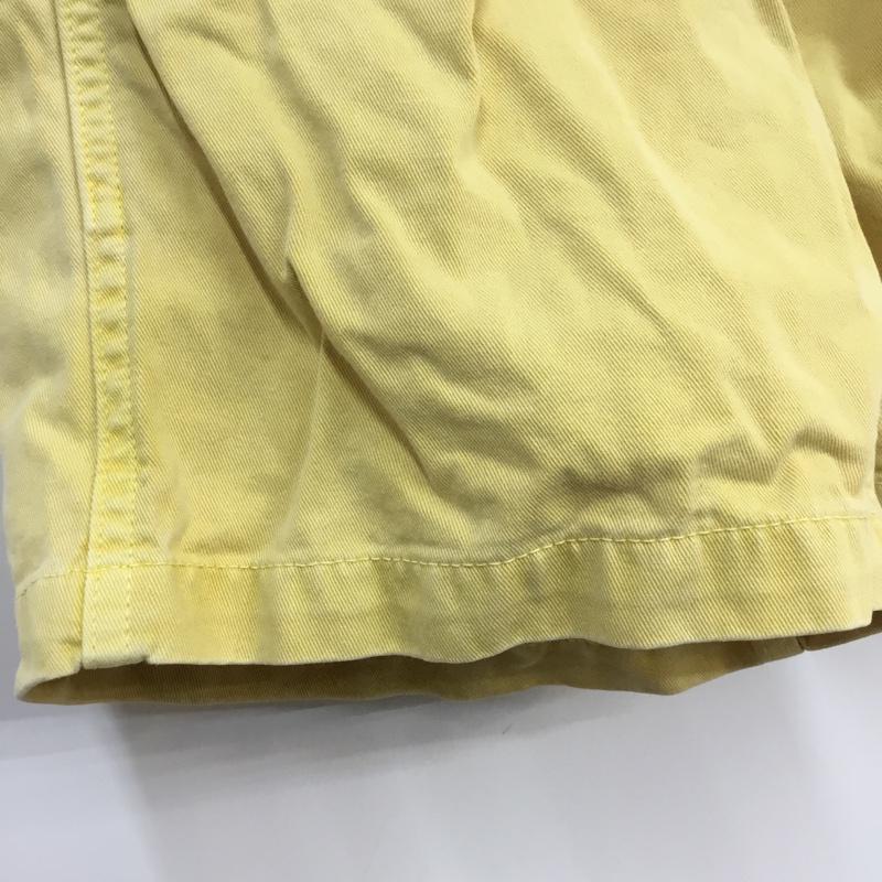 グラミチ GRAMICCI パンツ ショートパンツ 23151 クライミング コットン S 無地 X ロゴ、文字 黄 / イエロー /  メンズ USED 古着 中古 10058018