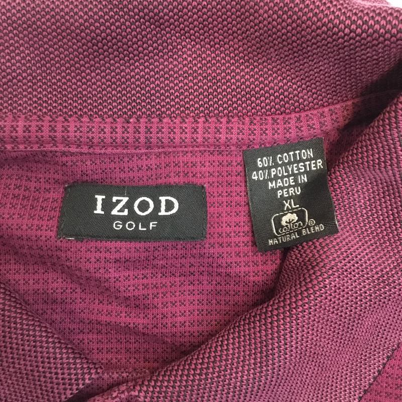 古着 USED ポロシャツ 半袖 IZOD GOLF XL  紫 / パープル /  メンズ USED 古着 中古 10058123