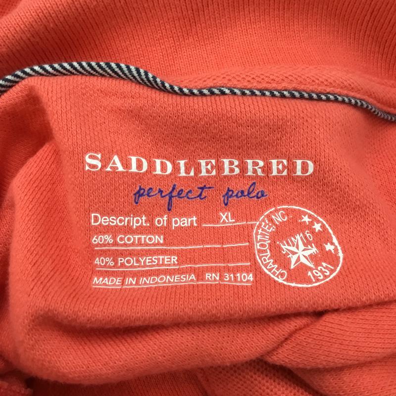 古着 USED ポロシャツ 半袖 SADDLEBRED シンプル XL 無地 マルチカラー / マルチカラー /  メンズ USED 古着 中古 10058140