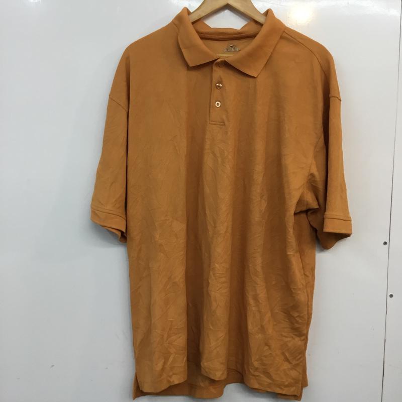 古着 USED ポロシャツ 半袖 RED HEAD XXL 無地 橙 / オレンジ /  メンズ USED 古着 中古 10058192