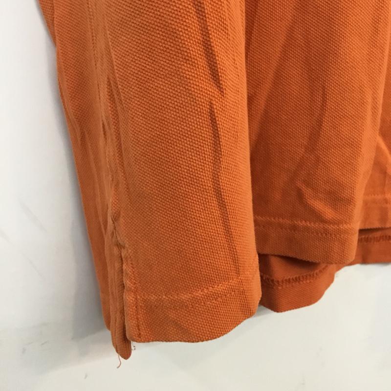 ジェイクルー J.CREW ポロシャツ 半袖 コットン 鹿の子 XL 無地 橙 / オレンジ /  メンズ USED 古着 中古 10058200