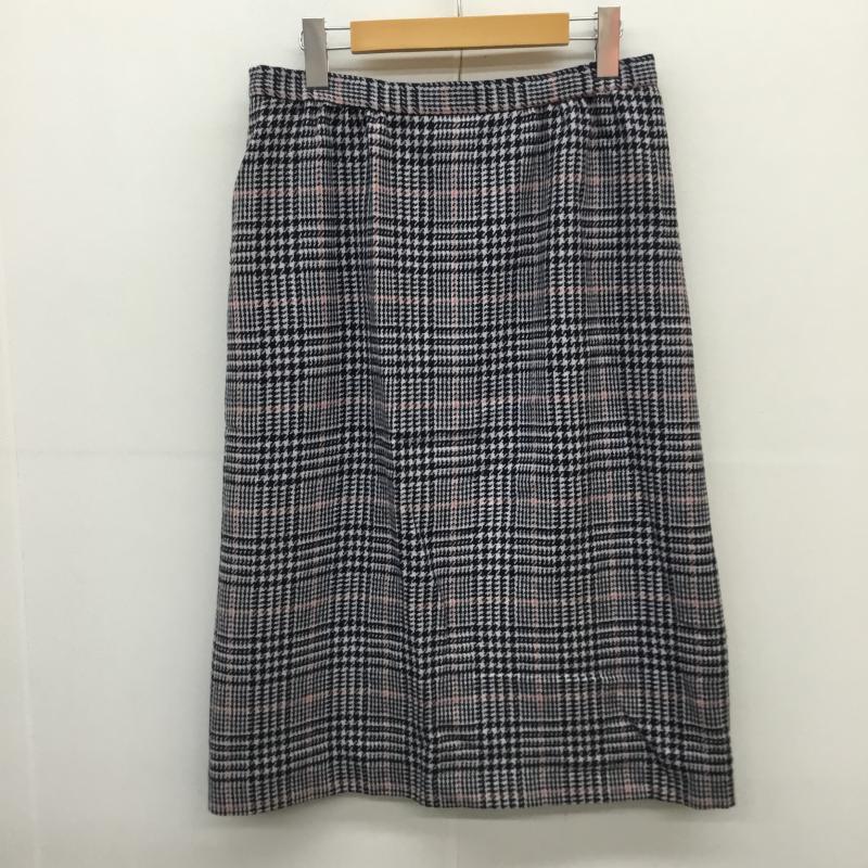 ペンドルトン PENDLETON スカート ひざ丈スカート 80's チェックスカート チェック 白 / ホワイト / X 黒 / ブラック / X 桃 / ピンク /  レディース USED 古着 中古 10058208