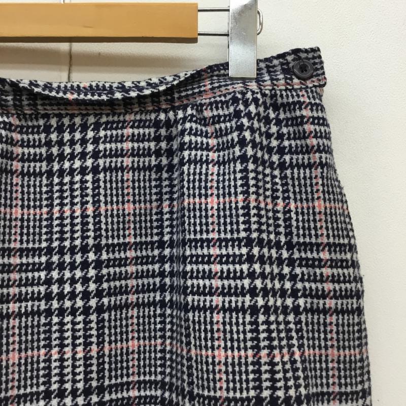 ペンドルトン PENDLETON スカート ひざ丈スカート 80's チェックスカート チェック 白 / ホワイト / X 黒 / ブラック / X 桃 / ピンク /  レディース USED 古着 中古 10058208