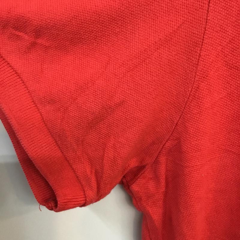 オールドネイビー OLD NAVY ポロシャツ 半袖 コットン 鹿の子 XXL 無地 赤 / レッド /  メンズ USED 古着 中古 10058209