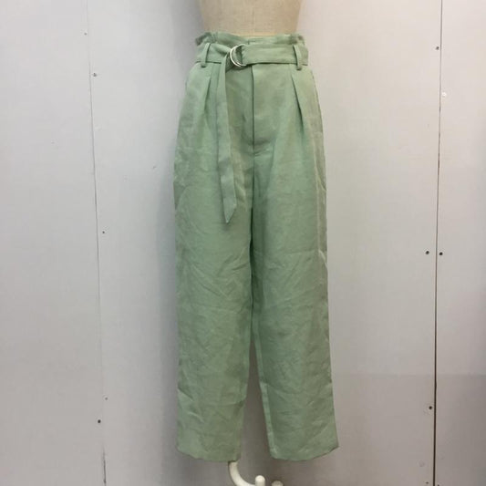 ビームスライツ BEAMS LIGHTS パンツ スラックス 38 無地 緑 / グリーン /  レディース USED 古着 中古 10058216