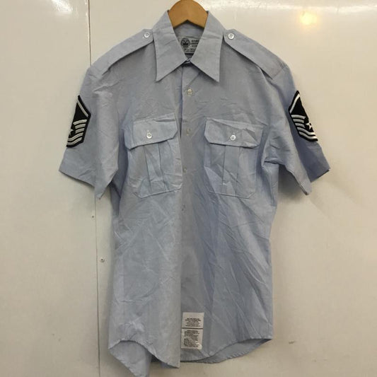 古着 USED シャツ、ブラウス 半袖 無地 水色 / ライトブルー /  メンズ USED 古着 中古 10058285