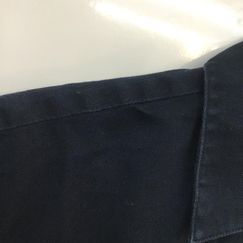 古着 USED シャツ、ブラウス 半袖 M 無地 紺 / ネイビー /  メンズ USED 古着 中古 10058299