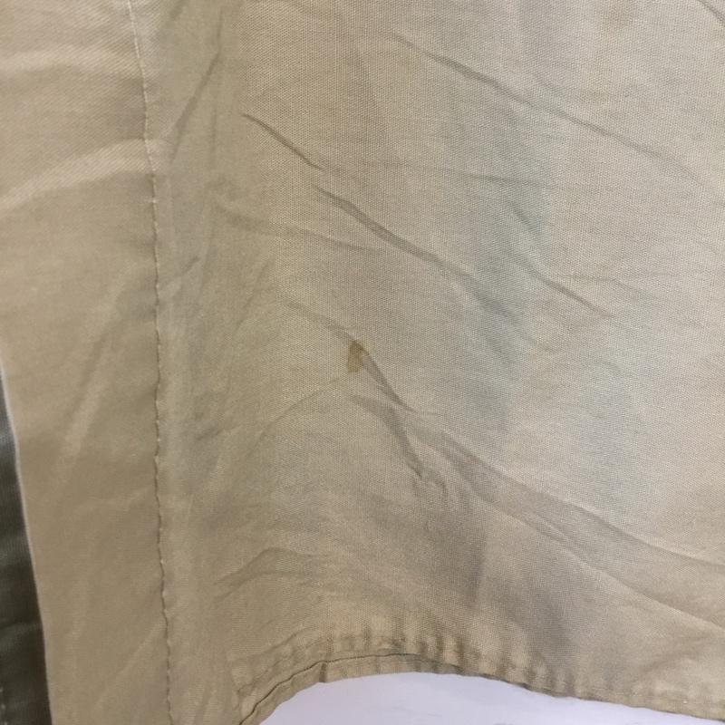古着 USED シャツ、ブラウス 半袖 S 無地 ベージュ / ベージュ /  メンズ USED 古着 中古 10058318
