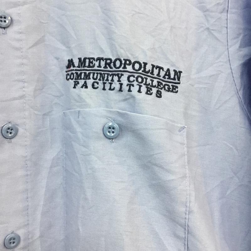 レッドキャップ RED KAP シャツ、ブラウス 半袖 M 無地 水色 / ライトブルー /  メンズ USED 古着 中古 10058327
