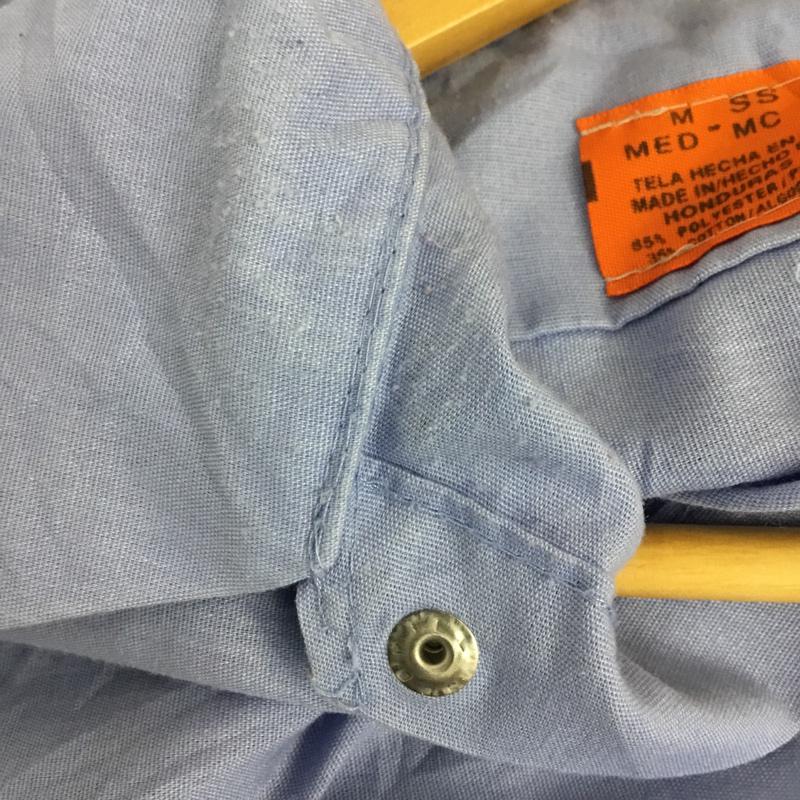 レッドキャップ RED KAP シャツ、ブラウス 半袖 M 無地 水色 / ライトブルー /  メンズ USED 古着 中古 10058327
