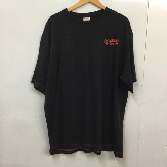 古着 USED Tシャツ 半袖 クルーネック ロゴ プリント 黒 / ブラック /  メンズ USED 古着 中古 10058335