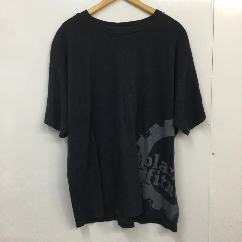 ギルダン GILDAN Tシャツ 半袖 クルーネック プリント XL プリント 黒 / ブラック /  メンズ USED 古着 中古 10058353