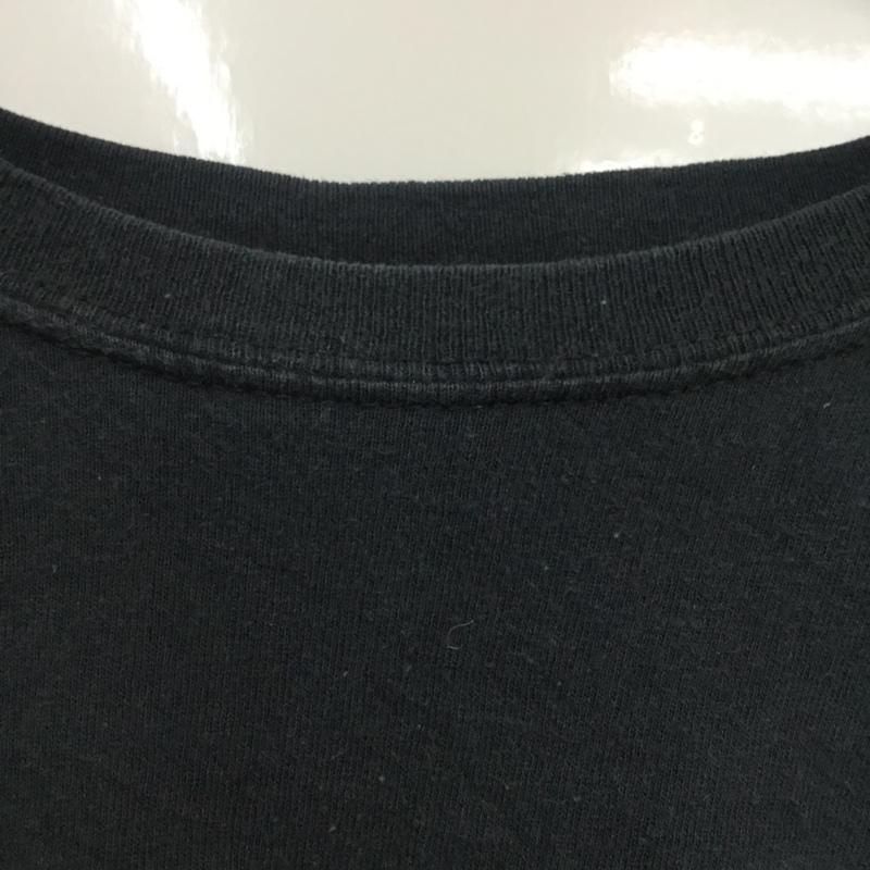 ギルダン GILDAN Tシャツ 半袖 クルーネック プリント XL プリント 黒 / ブラック /  メンズ USED 古着 中古 10058353