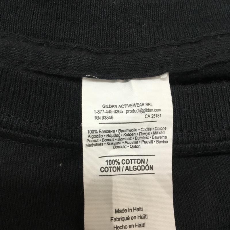 古着 USED Tシャツ 半袖 クルーネック プリント XL プリント 黒 / ブラック /  メンズ USED 古着 中古 10058377