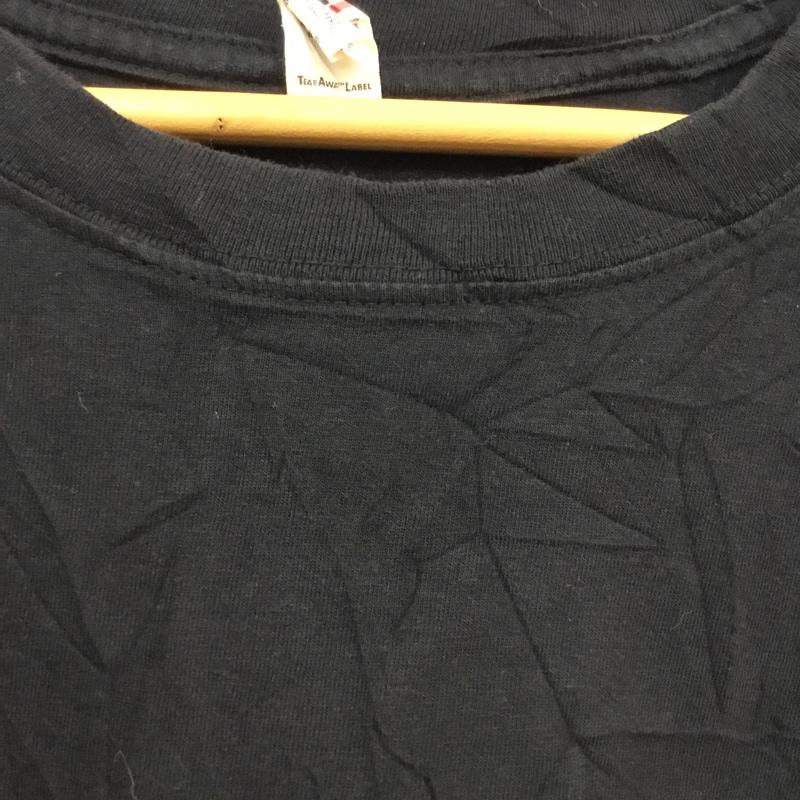 古着 USED Tシャツ 半袖 クルーネック プリント プリント 黒 / ブラック /  メンズ USED 古着 中古 10058379