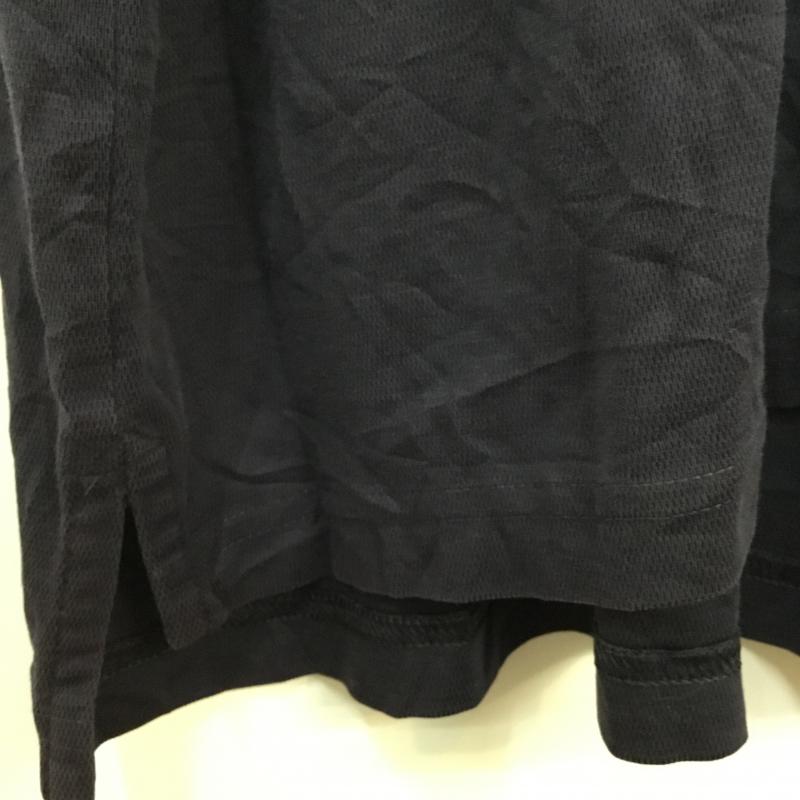 古着 USED ポロシャツ 半袖 シンプル QUICK DRI 無地 紺 / ネイビー /  メンズ USED 古着 中古 10058381