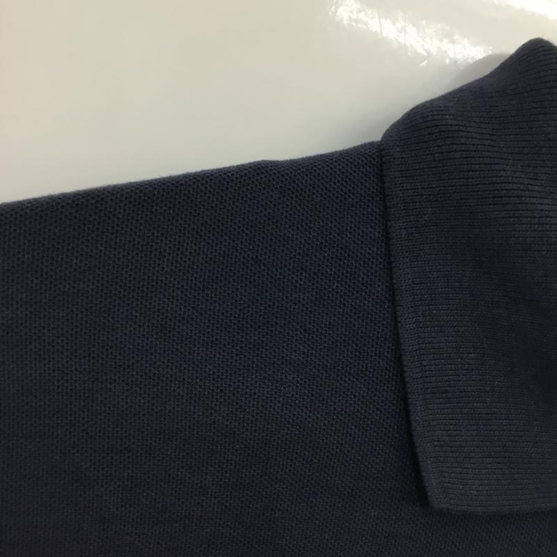 古着 USED ポロシャツ 半袖 刺繍 胸ポケット ロゴ、文字 紺 / ネイビー /  メンズ USED 古着 中古 10058403