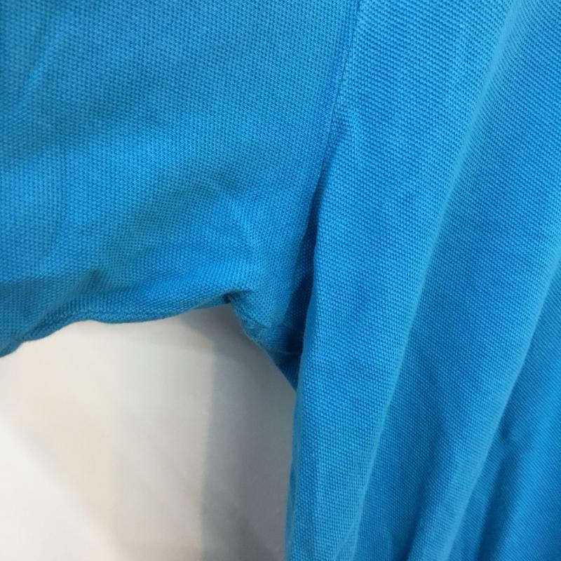 ポロバイラルフローレン Polo by RALPH LAUREN ポロシャツ 半袖 XL 無地 水色 / ライトブルー /  メンズ USED 古着 中古 10058430