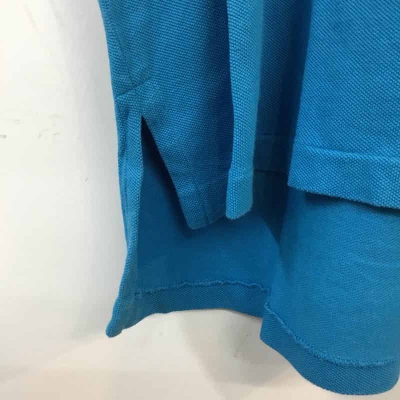 ポロバイラルフローレン Polo by RALPH LAUREN ポロシャツ 半袖 XL 無地 水色 / ライトブルー /  メンズ USED 古着 中古 10058430