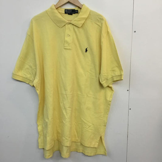 ポロバイラルフローレン Polo by RALPH LAUREN ポロシャツ 半袖 XXL 無地 黄 / イエロー /  メンズ USED 古着 中古 10058458