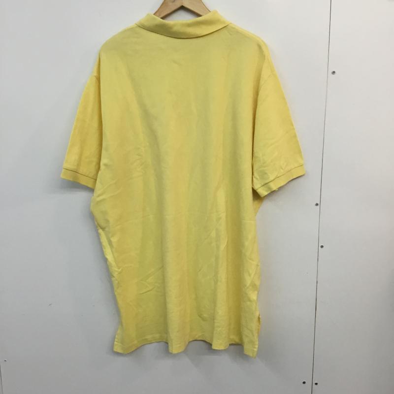 ポロバイラルフローレン Polo by RALPH LAUREN ポロシャツ 半袖 XXL 無地 黄 / イエロー /  メンズ USED 古着 中古 10058458