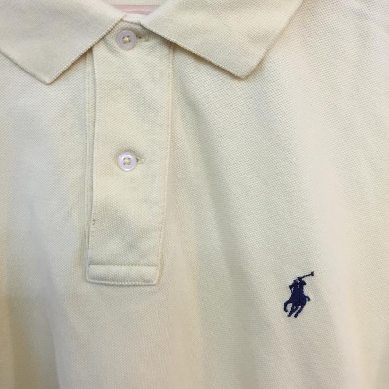 ポロバイラルフローレン Polo by RALPH LAUREN ポロシャツ 半袖 XXL 無地 黄 / イエロー /  メンズ USED 古着 中古 10058458