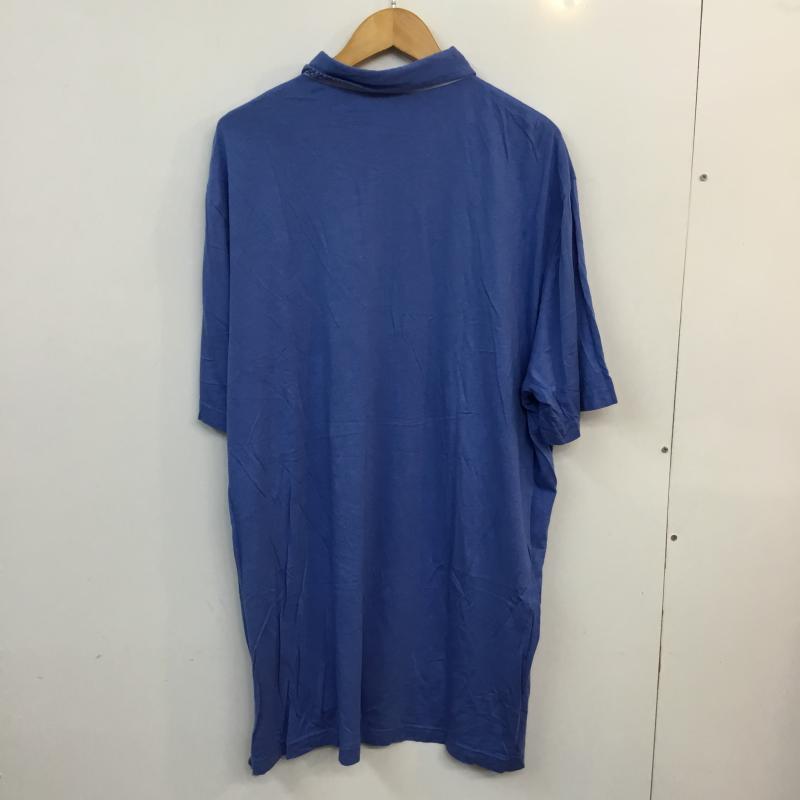 ポロゴルフラルフローレン POLOGOLF ポロシャツ 半袖 XL 無地 水色 / ライトブルー /  メンズ USED 古着 中古 10058480