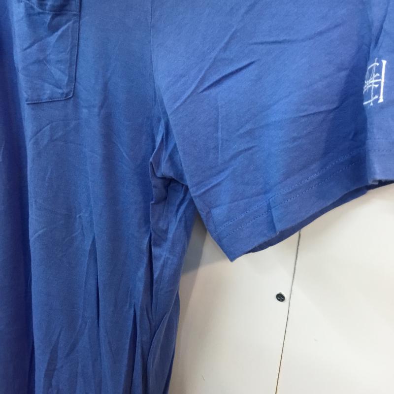 ポロゴルフラルフローレン POLOGOLF ポロシャツ 半袖 XL 無地 水色 / ライトブルー /  メンズ USED 古着 中古 10058480