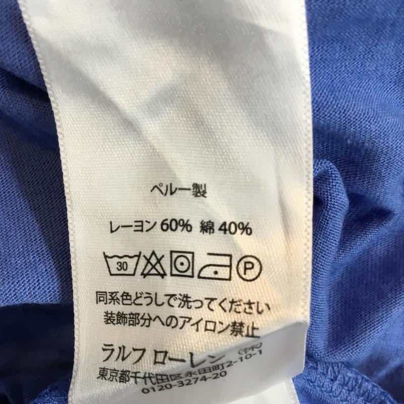 ポロゴルフラルフローレン POLOGOLF ポロシャツ 半袖 XL 無地 水色 / ライトブルー /  メンズ USED 古着 中古 10058480
