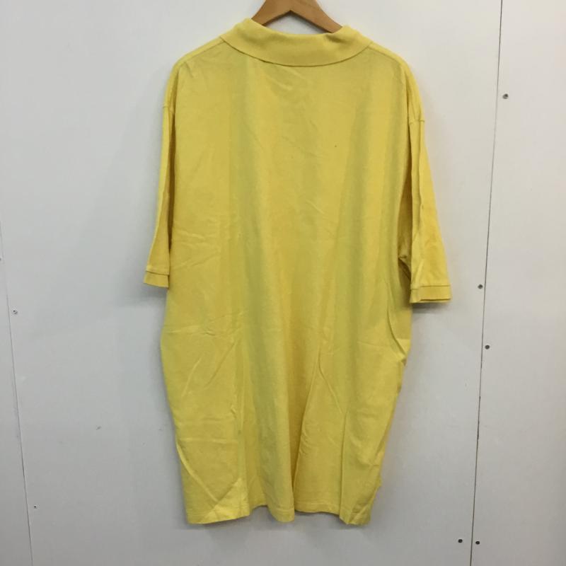 ポロバイラルフローレン Polo by RALPH LAUREN ポロシャツ 半袖 XXL 無地 黄 / イエロー /  メンズ USED 古着 中古 10058522
