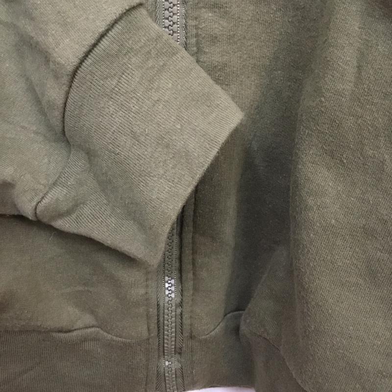 古着 USED パーカー 長袖 フーディー XL 無地 カーキ / カーキ /  メンズ USED 古着 中古 10058544