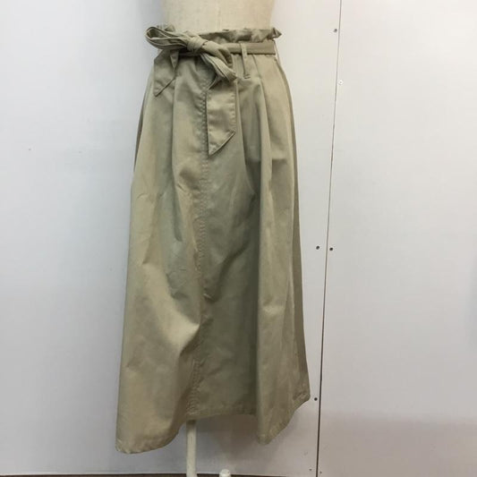 アイテムズ アーバンリサーチ ITEMS URBAN RESEARCH スカート ひざ丈スカート FREE 無地 ベージュ / ベージュ /  レディース USED 古着 中古 10058707