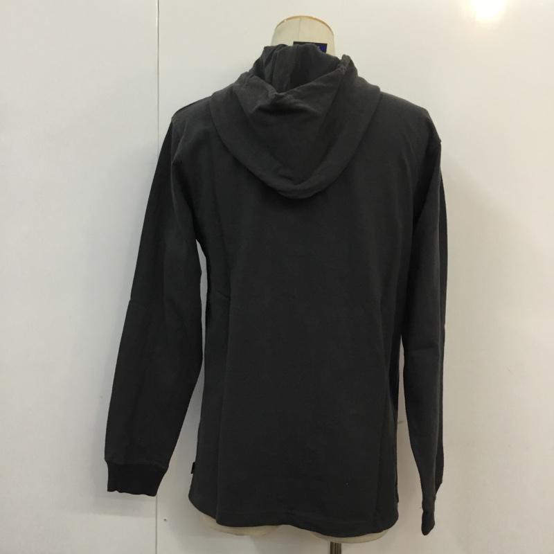 エフエイティー FAT パーカー 長袖 L 無地 チャコールグレー / チャコールグレー /  メンズ USED 古着 中古 10058878