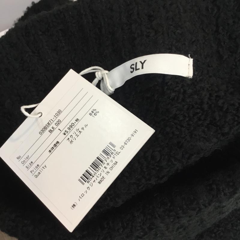 スライ SLY スカート ひざ丈スカート 030BSM71-1030 MIX MG M/SK 1 無地 黒 / ブラック /  レディース USED 古着 中古 10059059