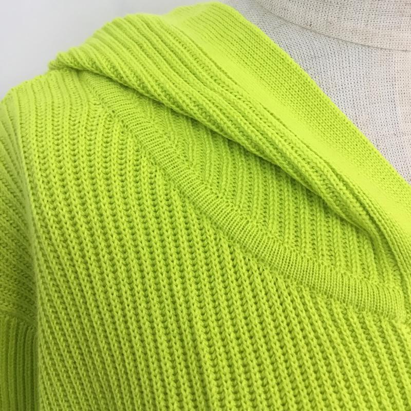 アールシーダブリュービー RCWB カーディガン 長袖 タグ付 フード付き M 無地 黄 / イエロー /  レディース USED 古着 中古 10059352